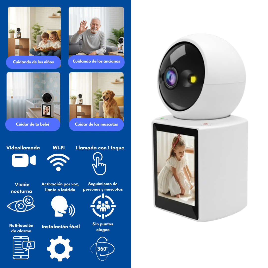 Connect Care: La Cámara de Seguridad Inteligente con Videollamada de Un Toque